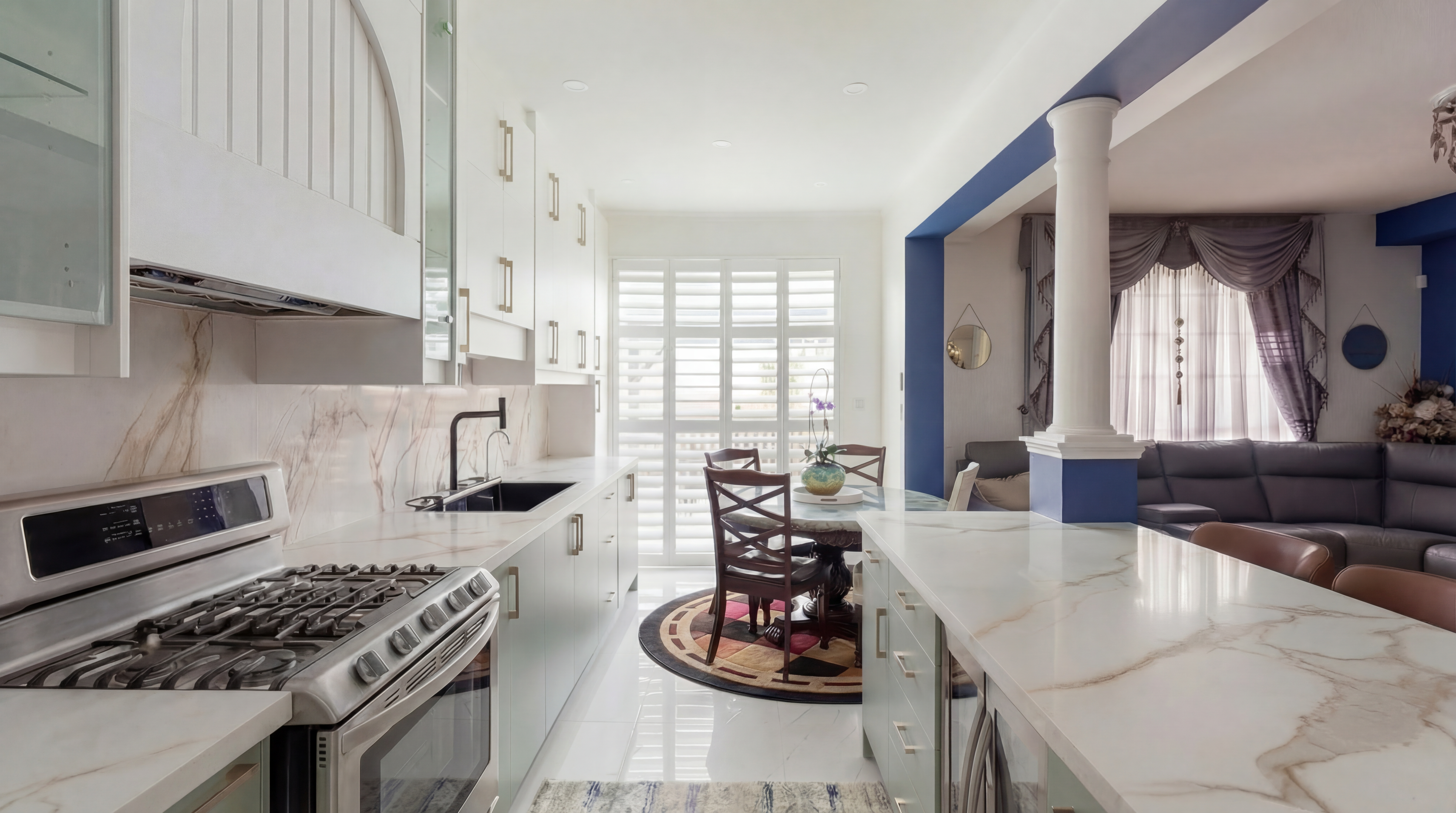 Kitchen renovation before and after